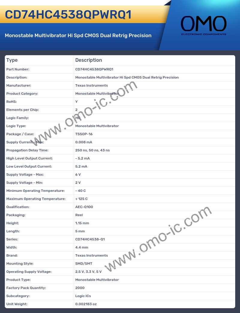 CD74HC4538QPWRQ1