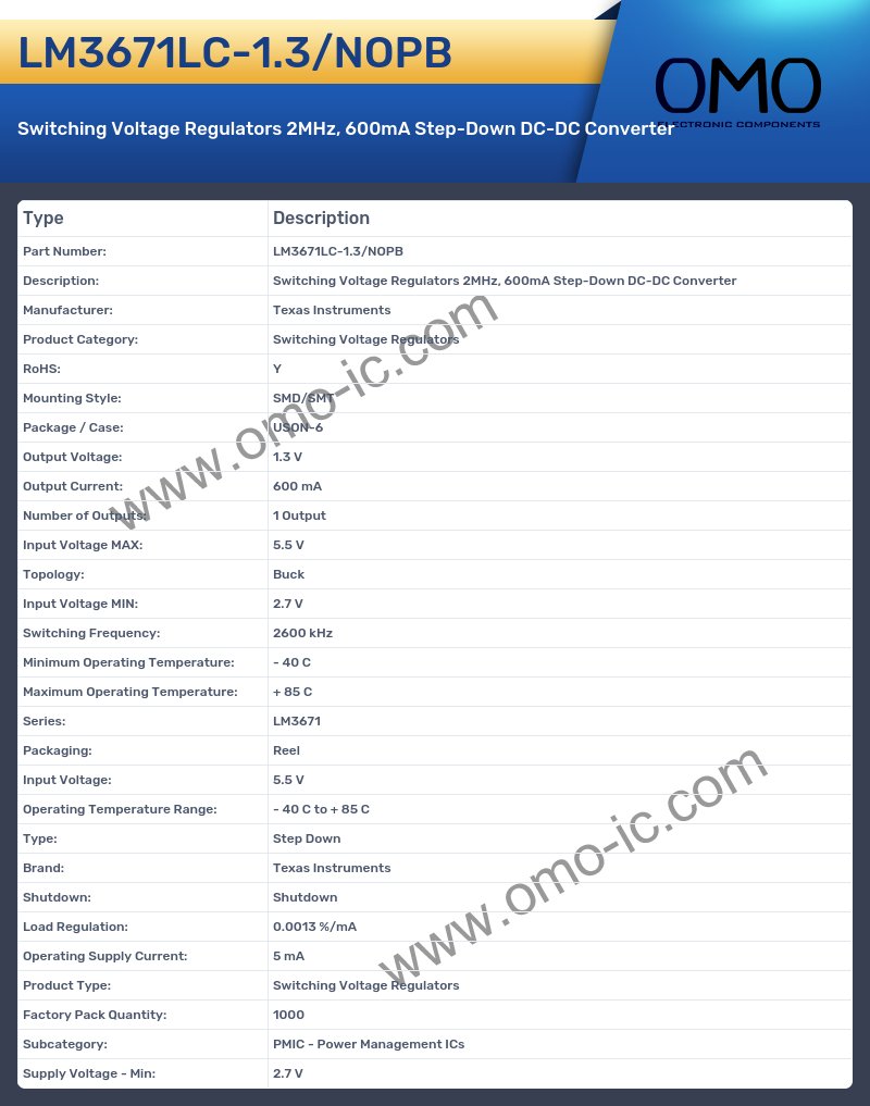 LM3671LC-1.3/NOPB