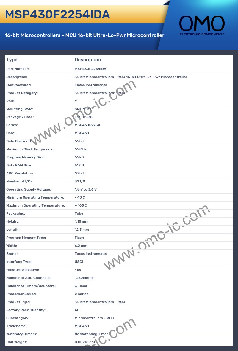 MSP430F2254IDA