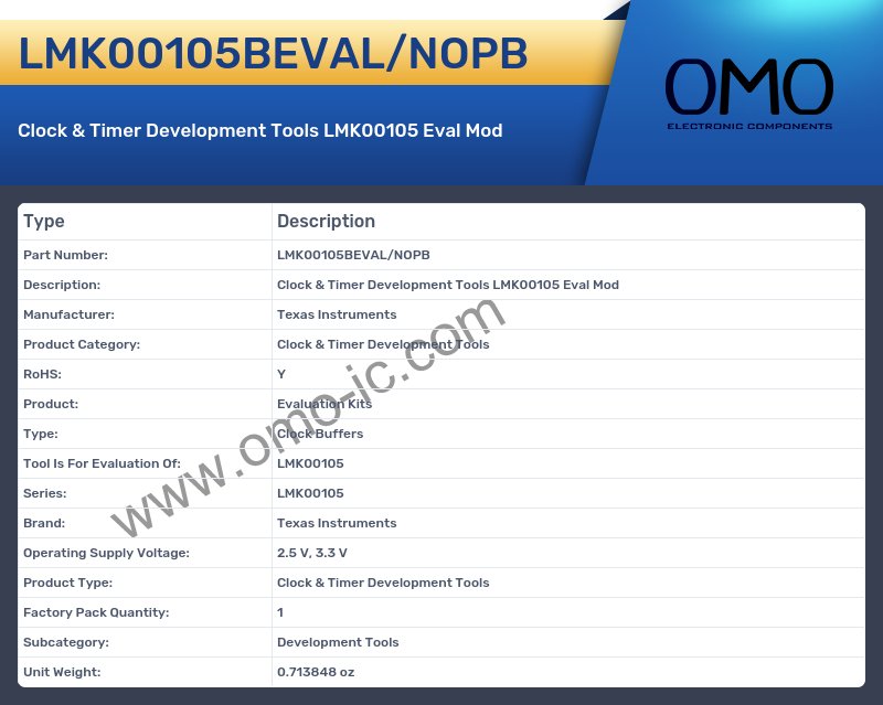 LMK00105BEVAL/NOPB