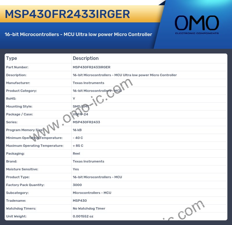 MSP430FR2433IRGER