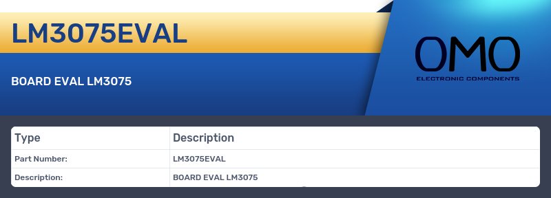 LM3075EVAL