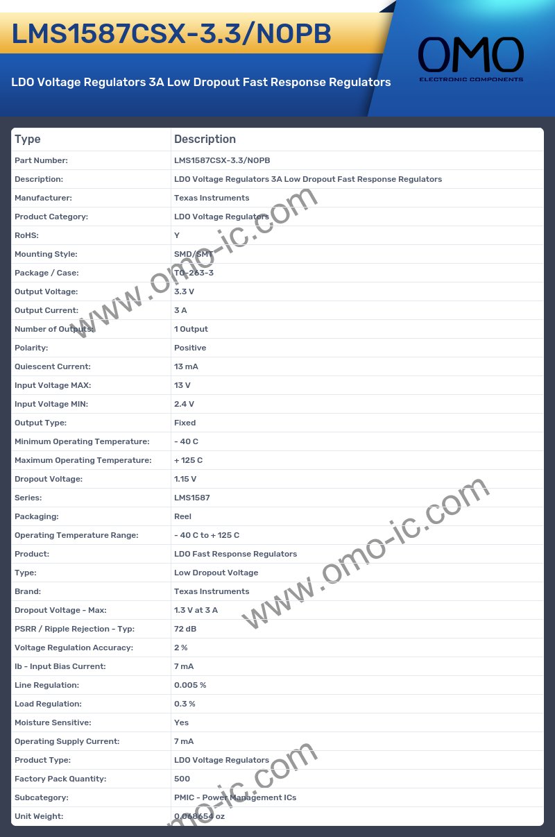 LMS1587CSX-3.3/NOPB
