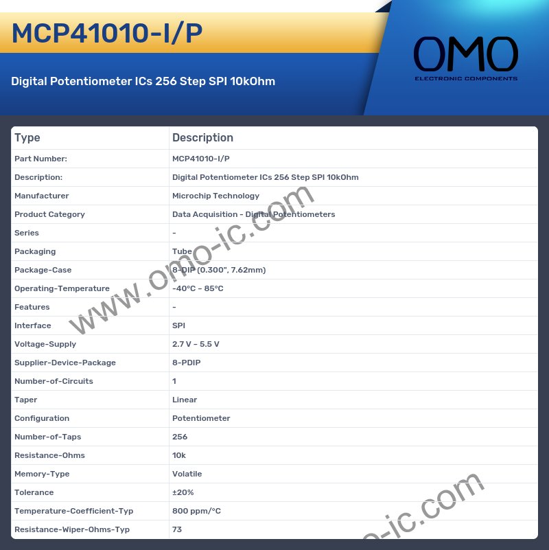 MCP41010-I/P