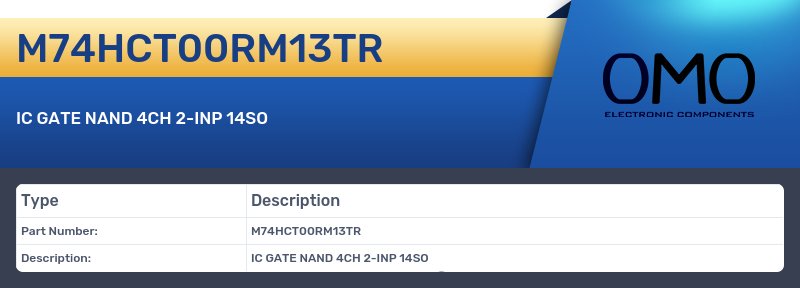 M74HCT00RM13TR
