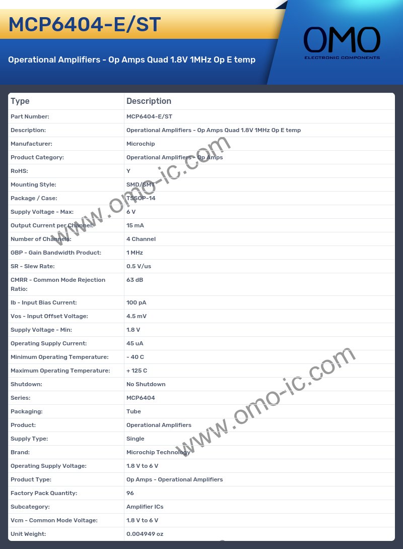 MCP6404-E/ST