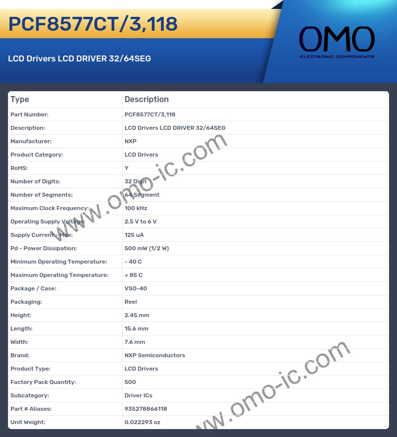 PCF8577CT/3,118