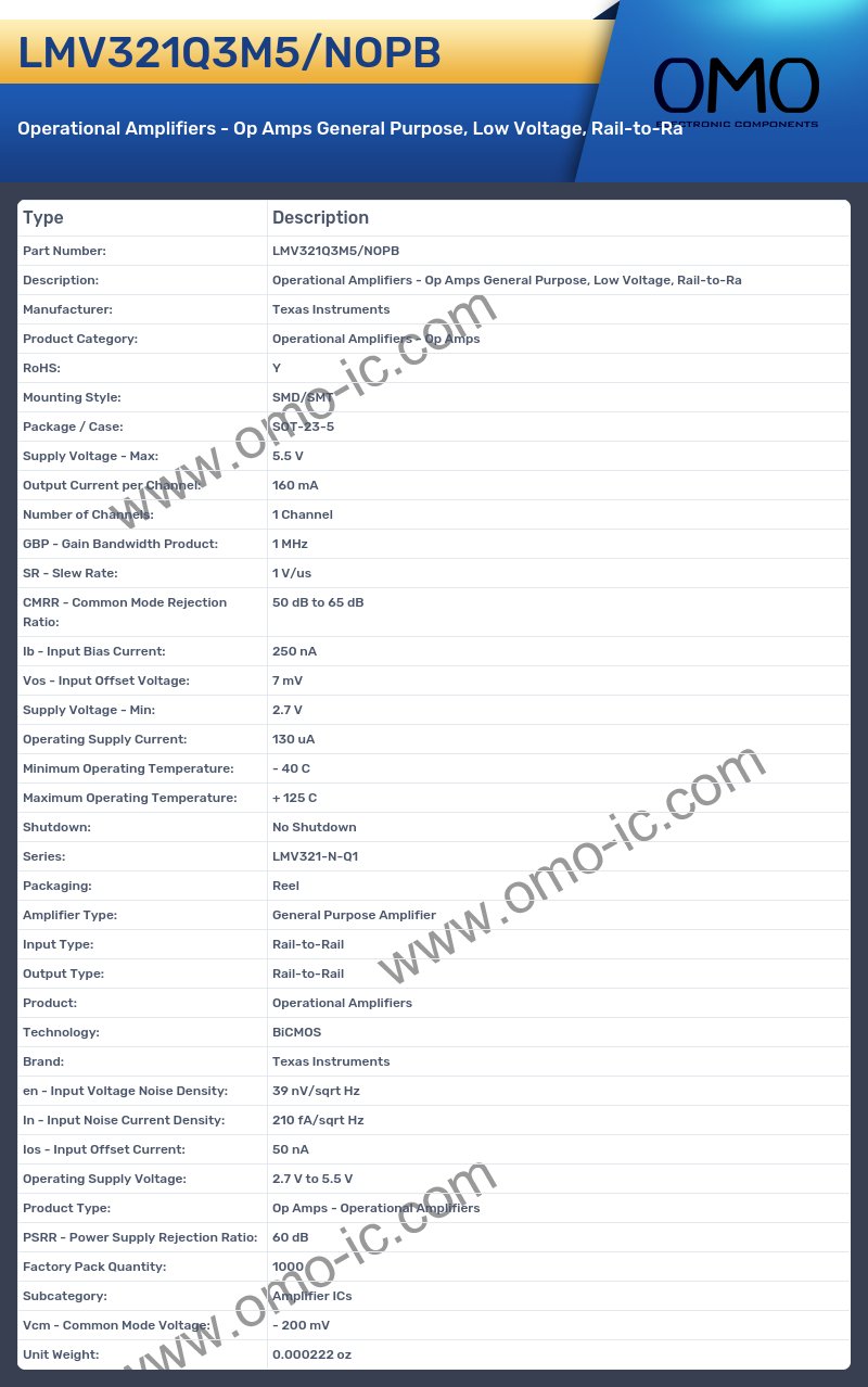 LMV321Q3M5/NOPB