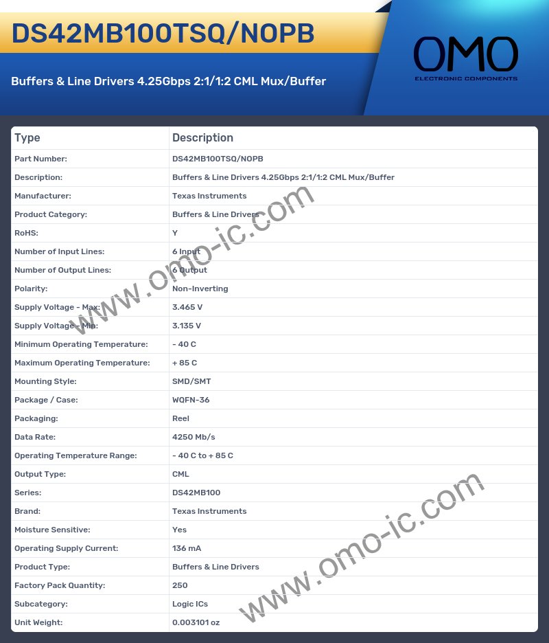 DS42MB100TSQ/NOPB