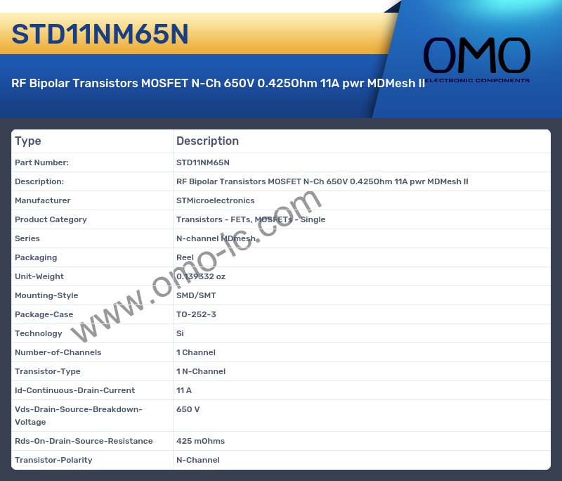 STD11NM65N