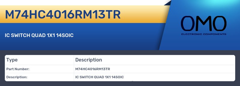 M74HC4016RM13TR