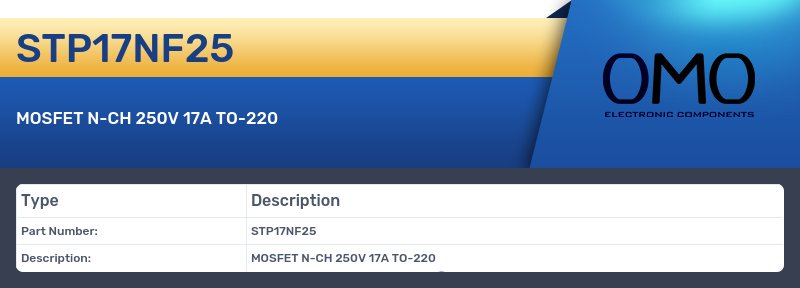 STP17NF25