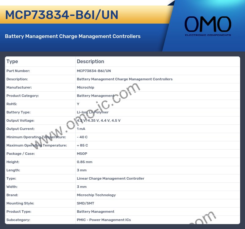 MCP73834-B6I/UN