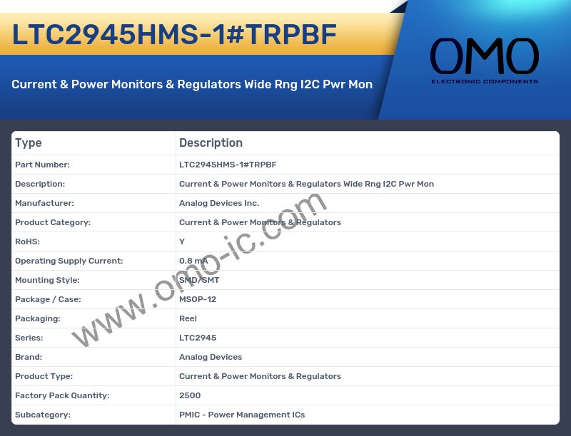 LTC2945HMS-1#TRPBF
