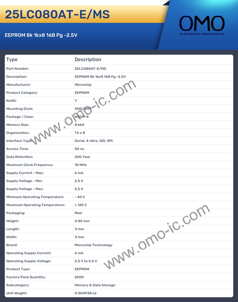 25LC080AT-E/MS