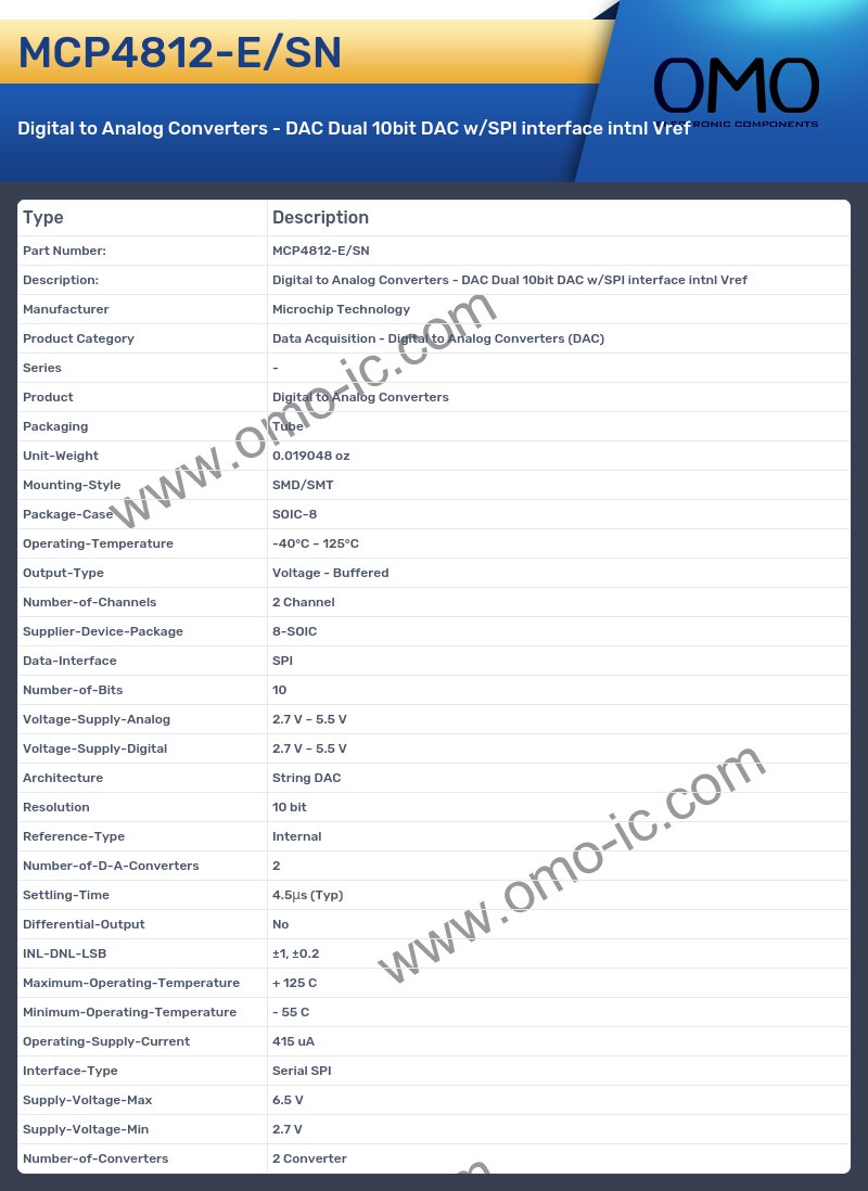 MCP4812-E/SN