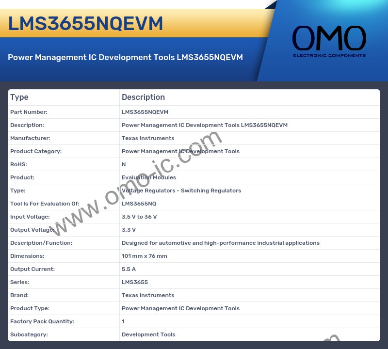 LMS3655NQEVM