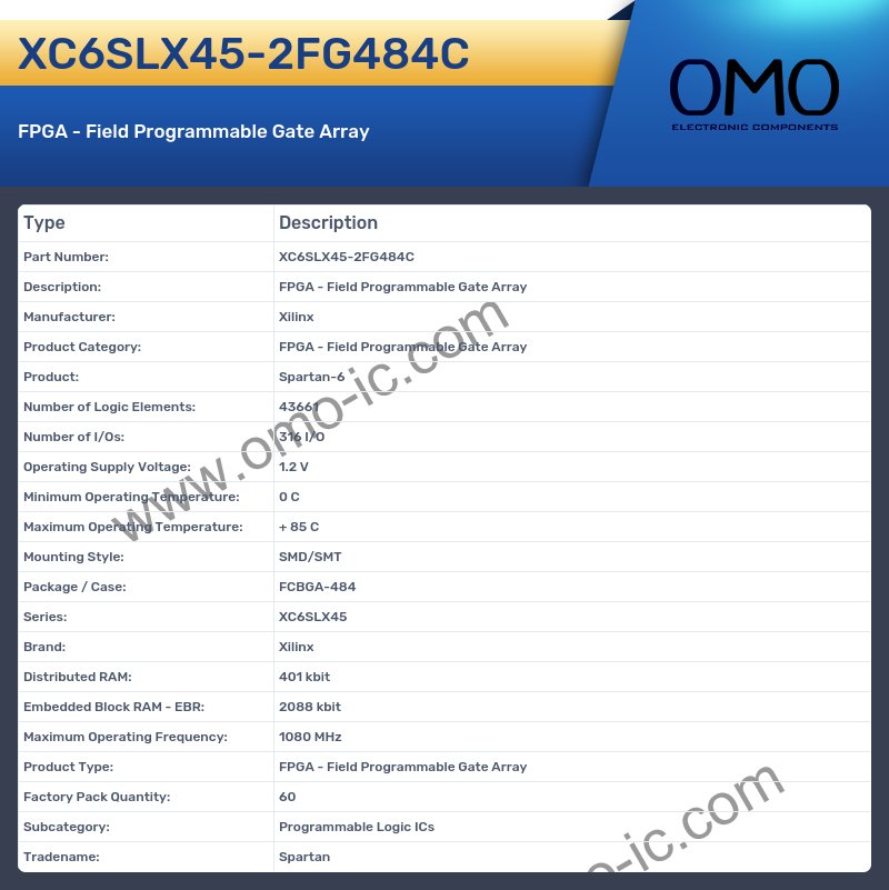 XC6SLX45-2FG484C