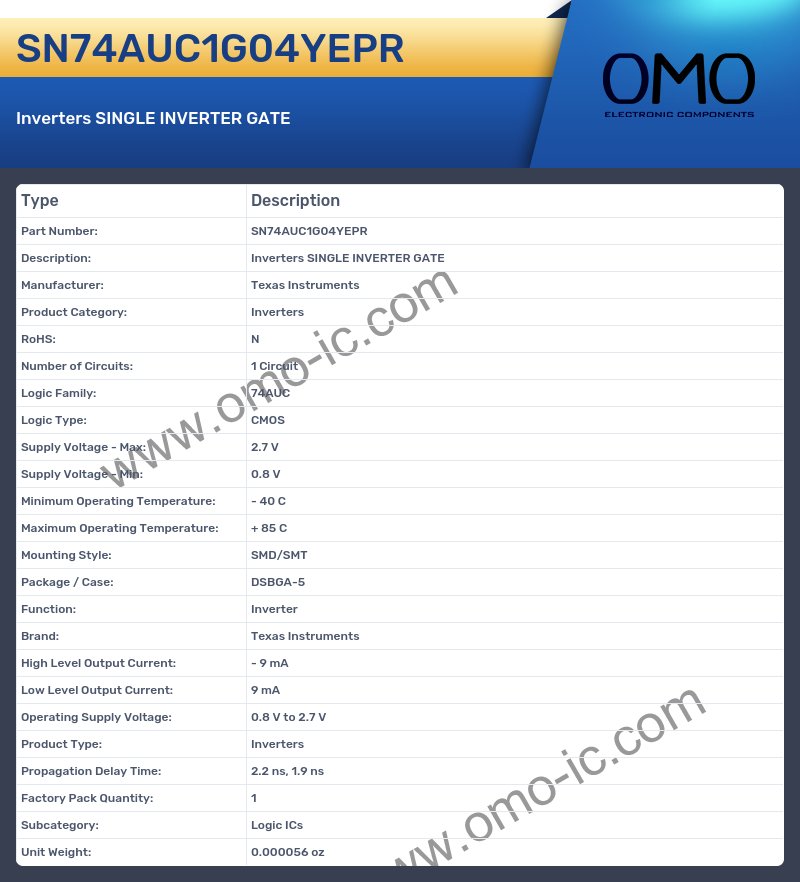SN74AUC1G04YEPR