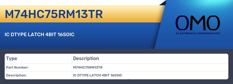 M74HC75RM13TR