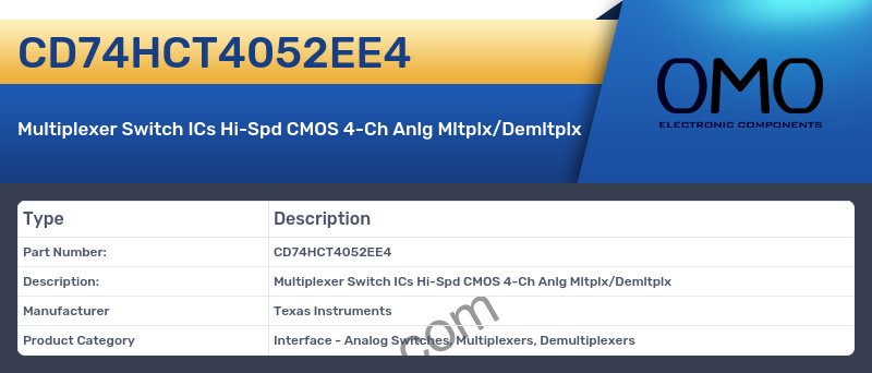CD74HCT4052EE4