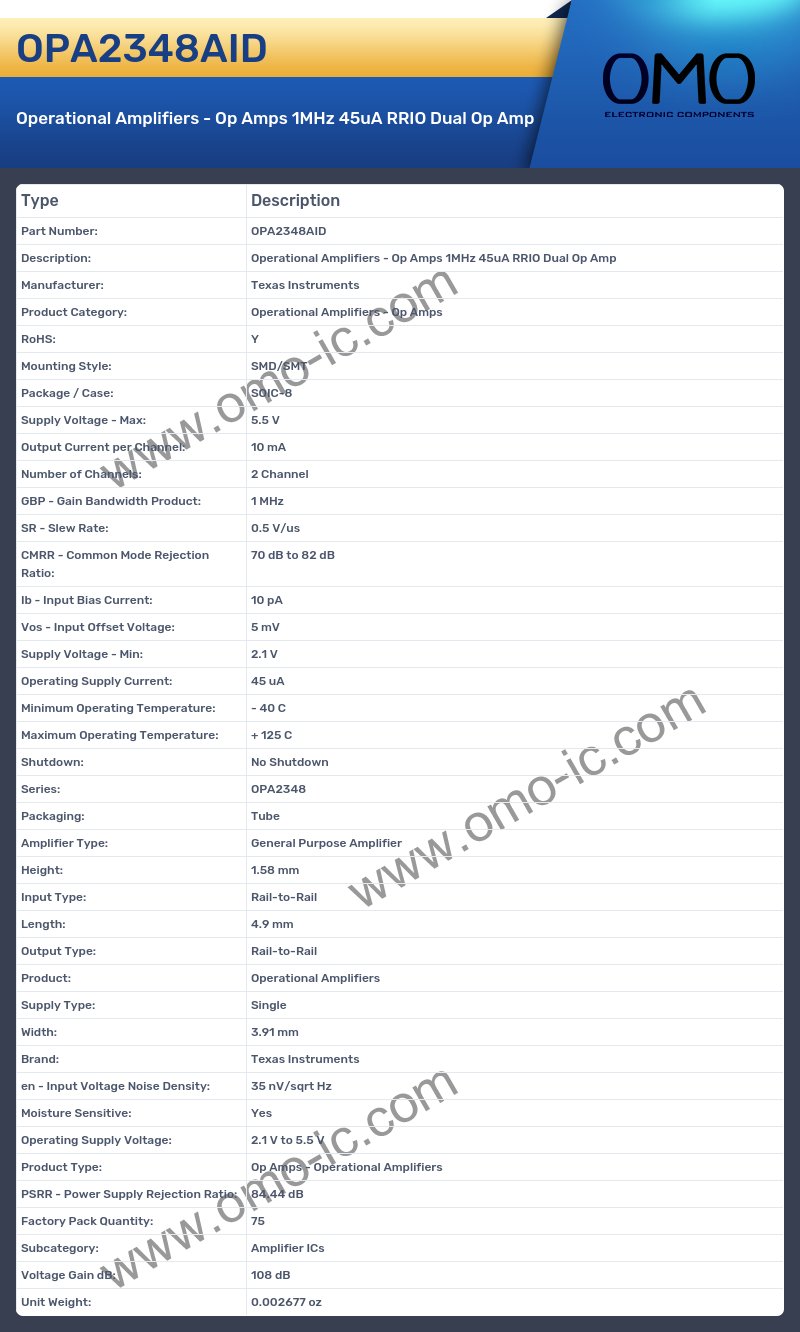 OPA2348AID