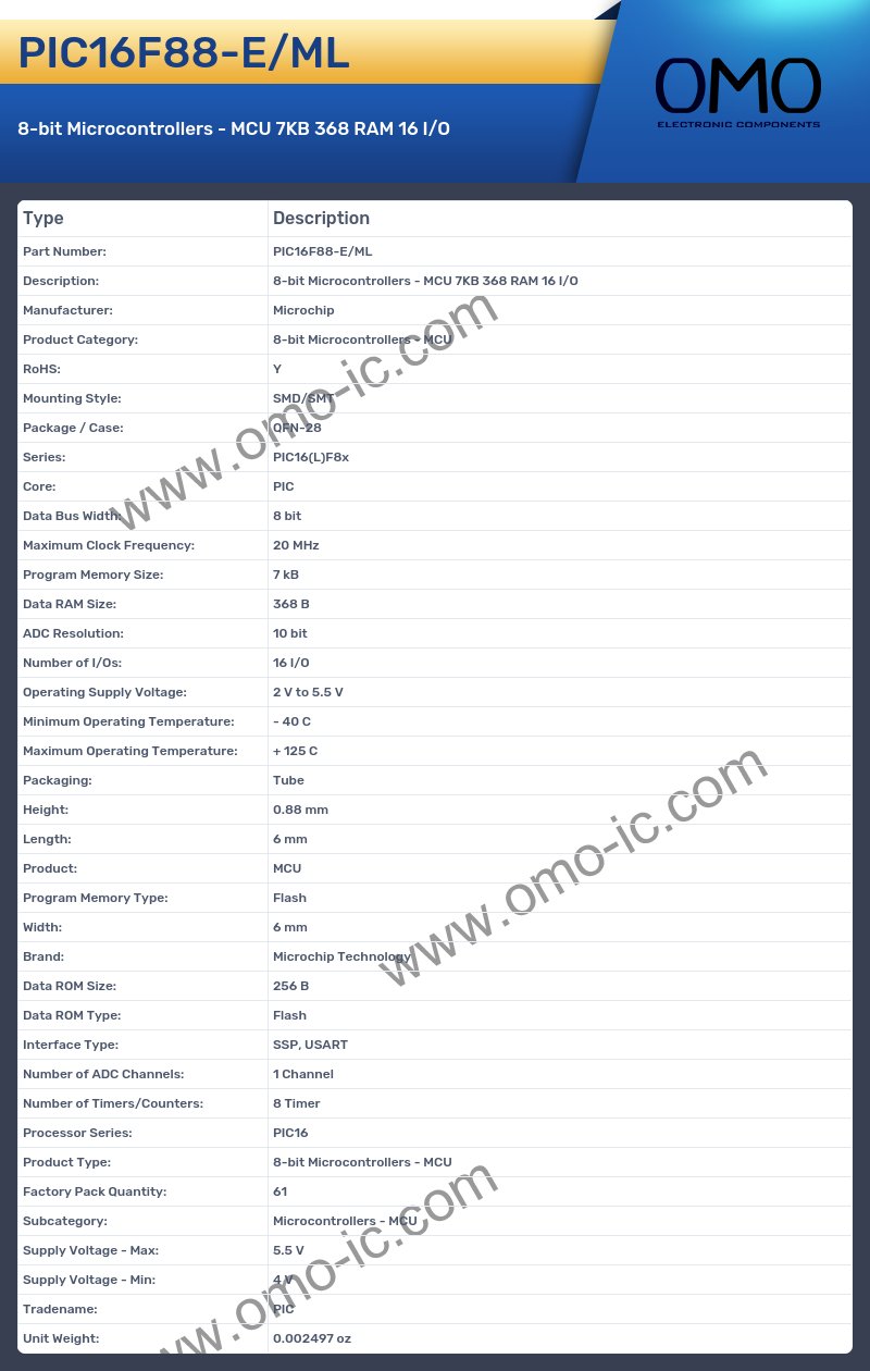 PIC16F88-E/ML