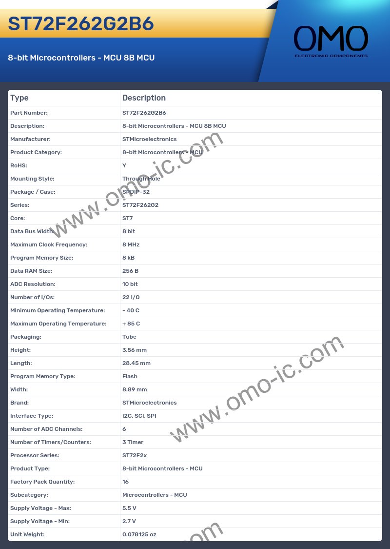 ST72F262G2B6