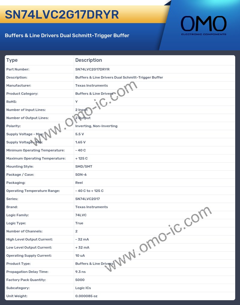 SN74LVC2G17DRYR