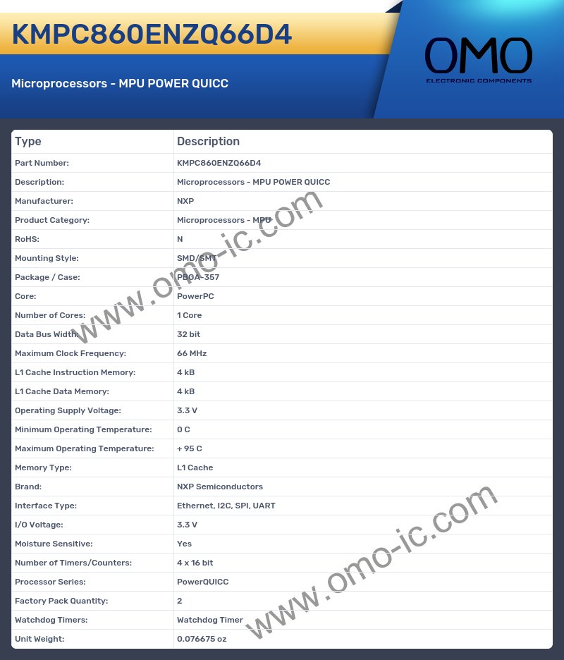 KMPC860ENZQ66D4