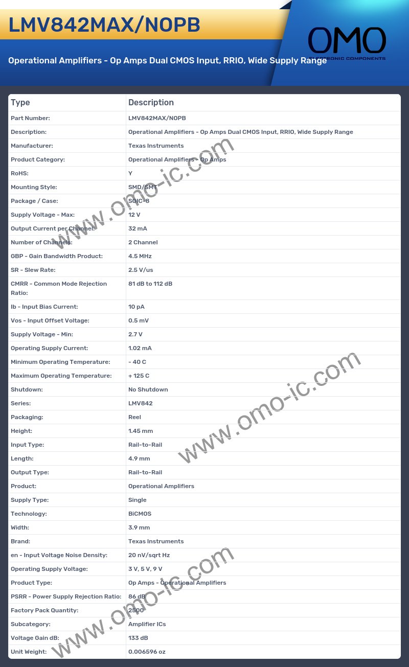 LMV842MAX/NOPB