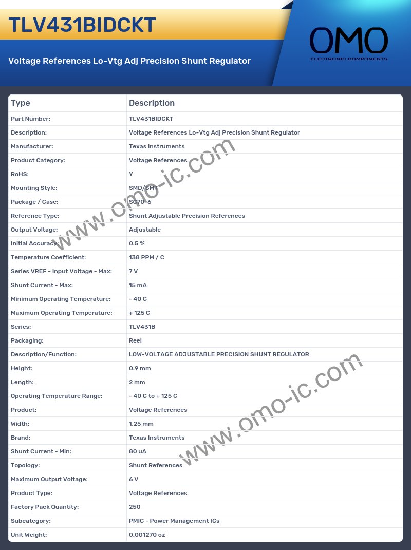 TLV431BIDCKT