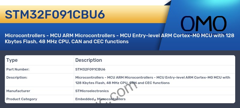 STM32F091CBU6