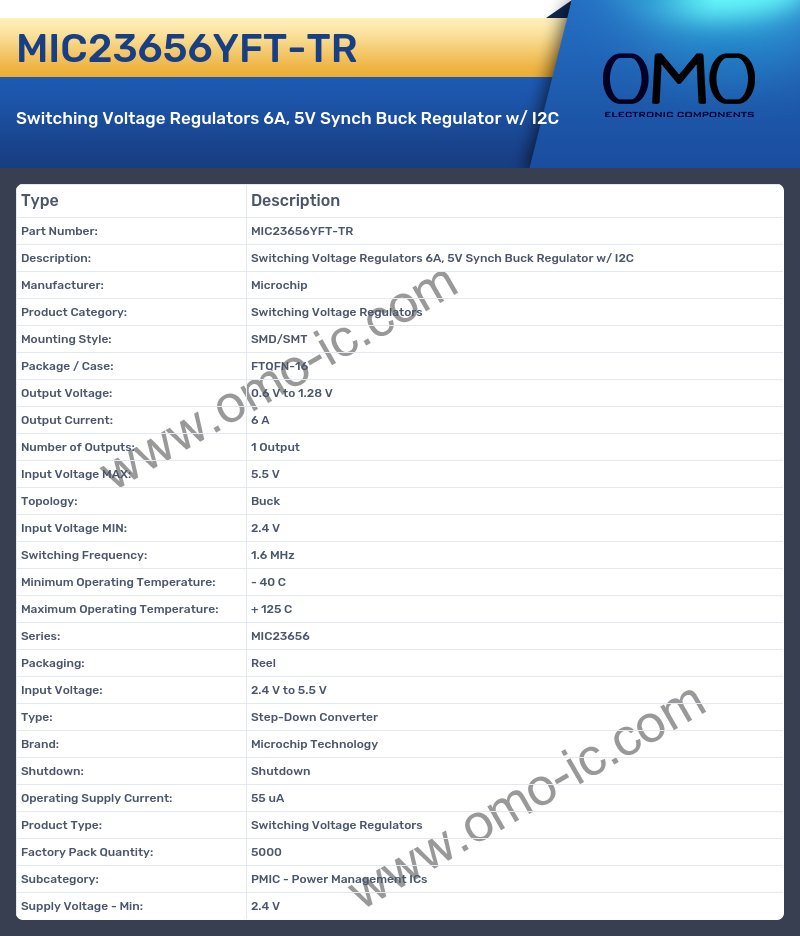 MIC23656YFT-TR
