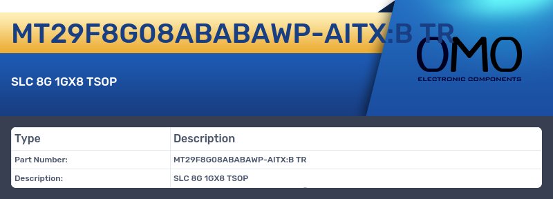 MT29F8G08ABABAWP-AITX:B TR