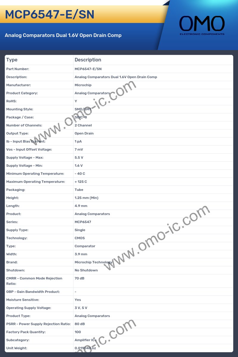 MCP6547-E/SN
