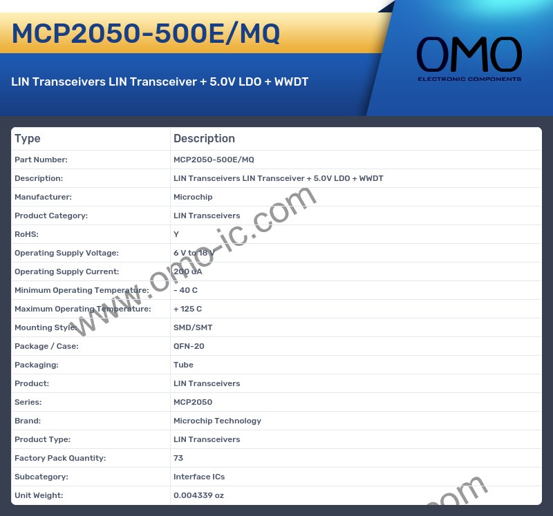 MCP2050-500E/MQ