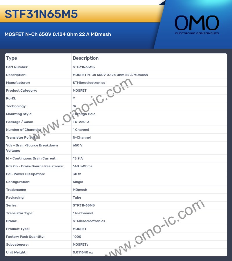STF31N65M5