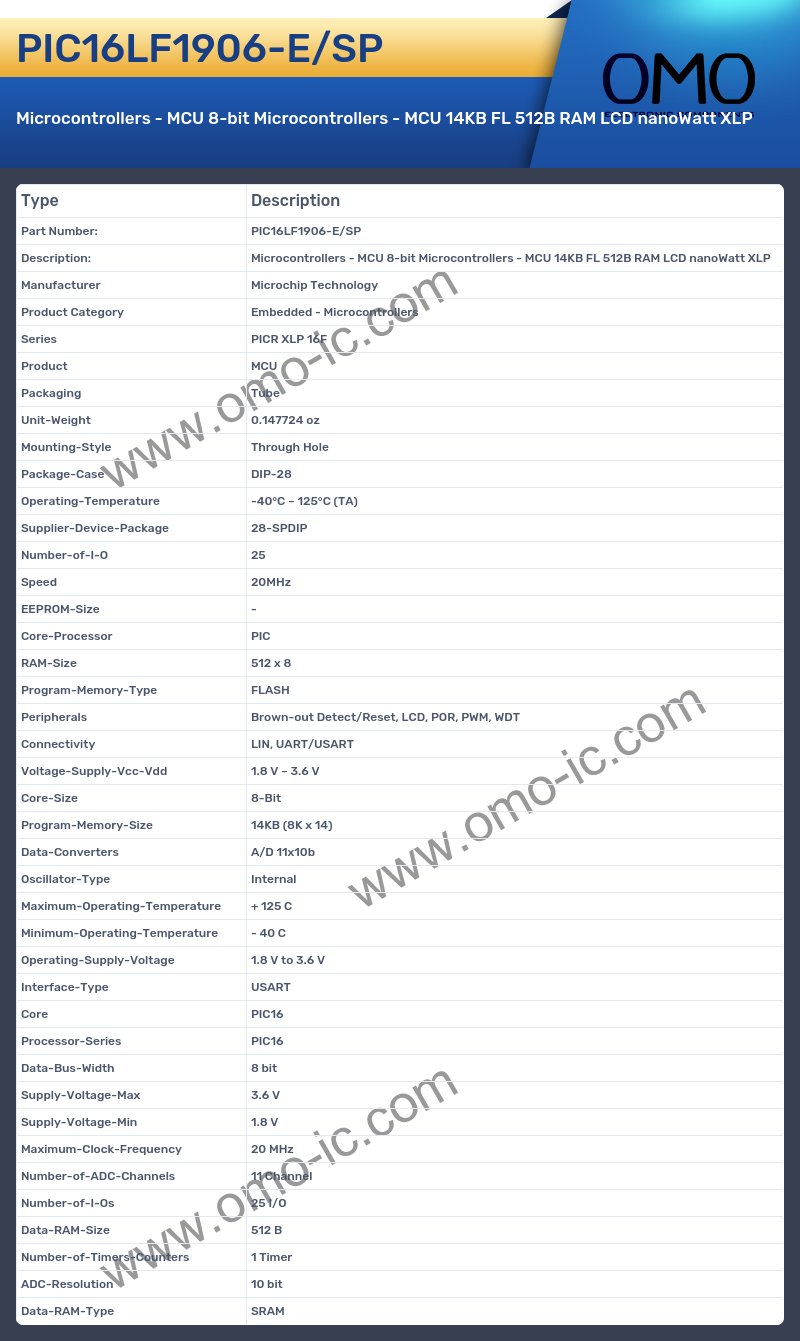 PIC16LF1906-E/SP