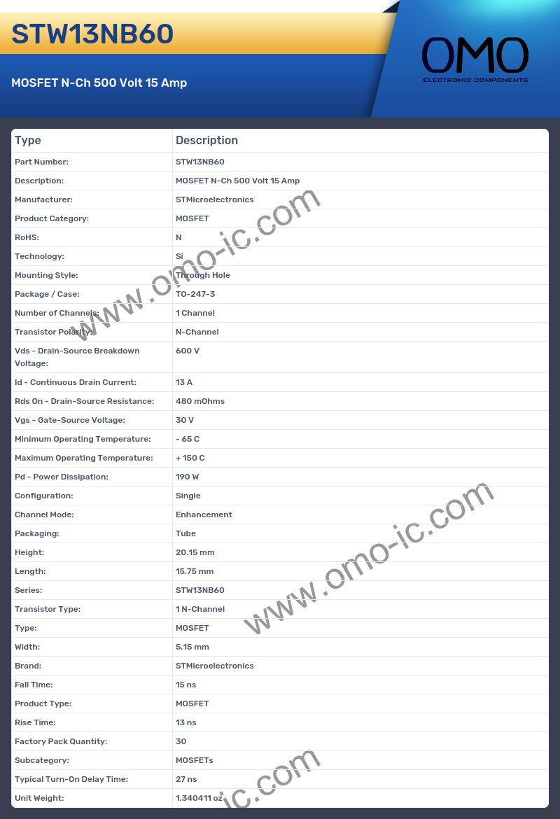 STW13NB60