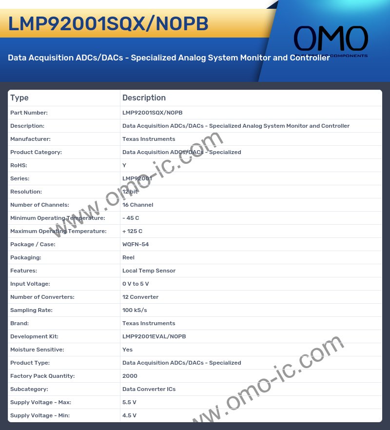 LMP92001SQX/NOPB