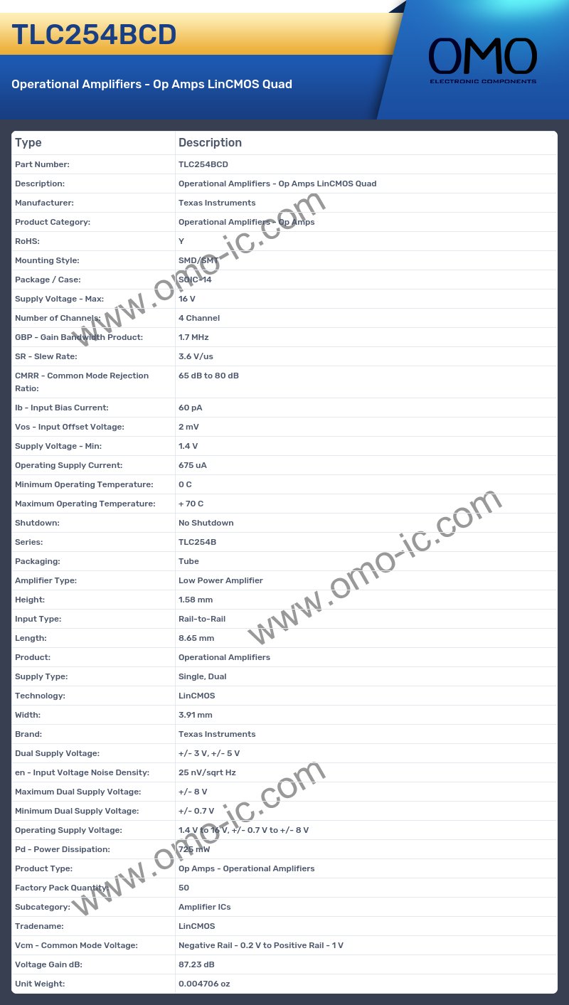 TLC254BCD