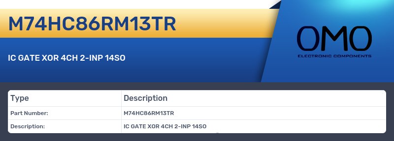 M74HC86RM13TR