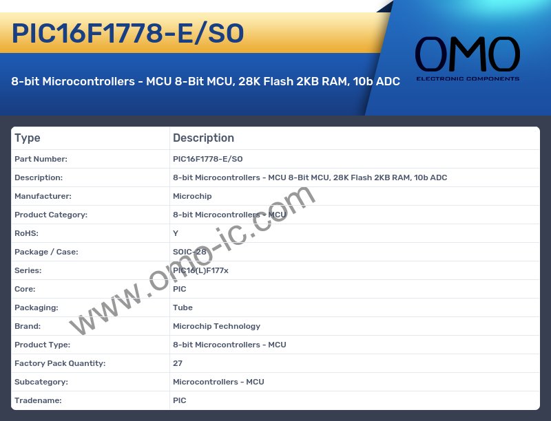PIC16F1778-E/SO