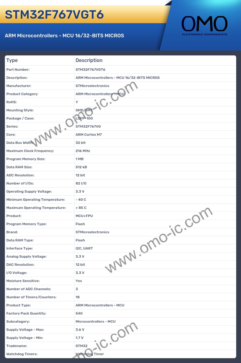 STM32F767VGT6