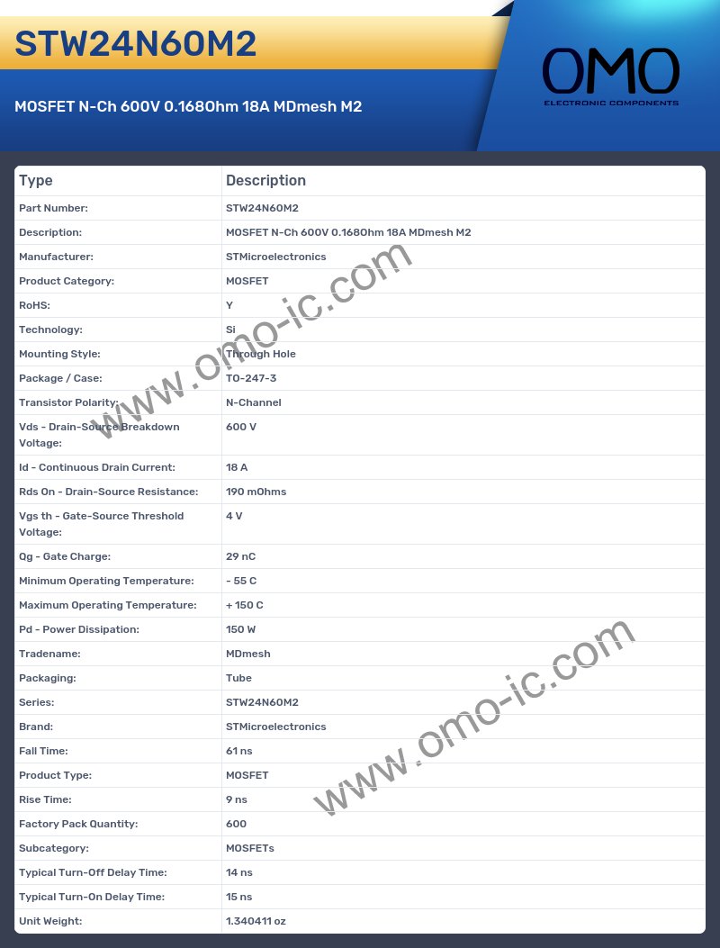 STW24N60M2