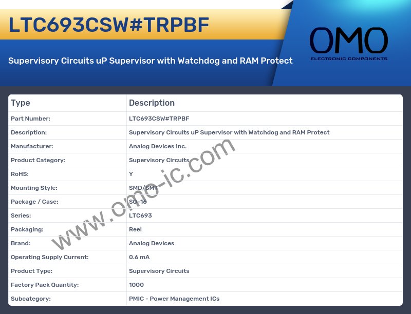 LTC693CSW#TRPBF