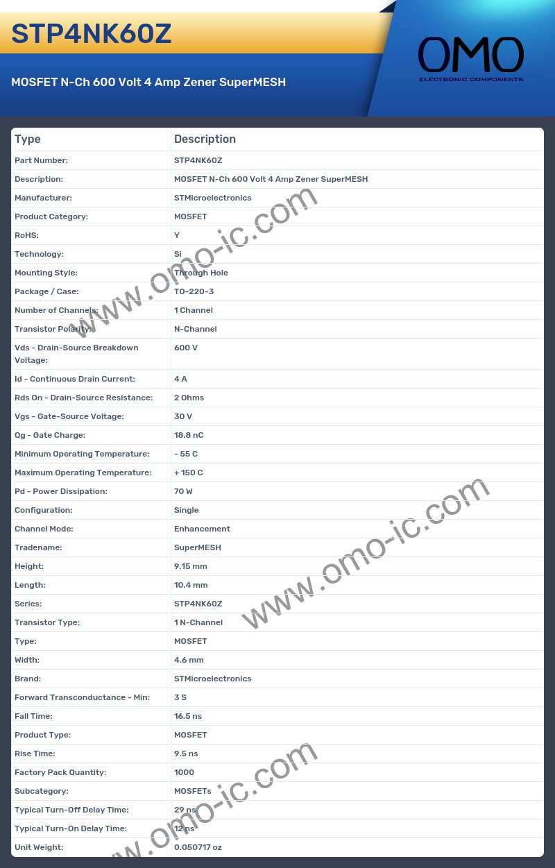 STP4NK60Z