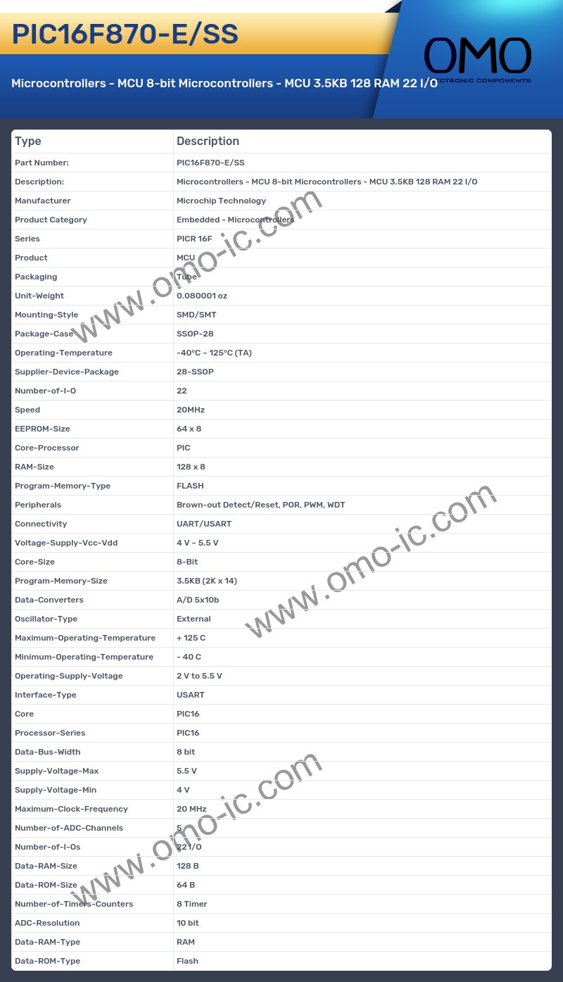 PIC16F870-E/SS