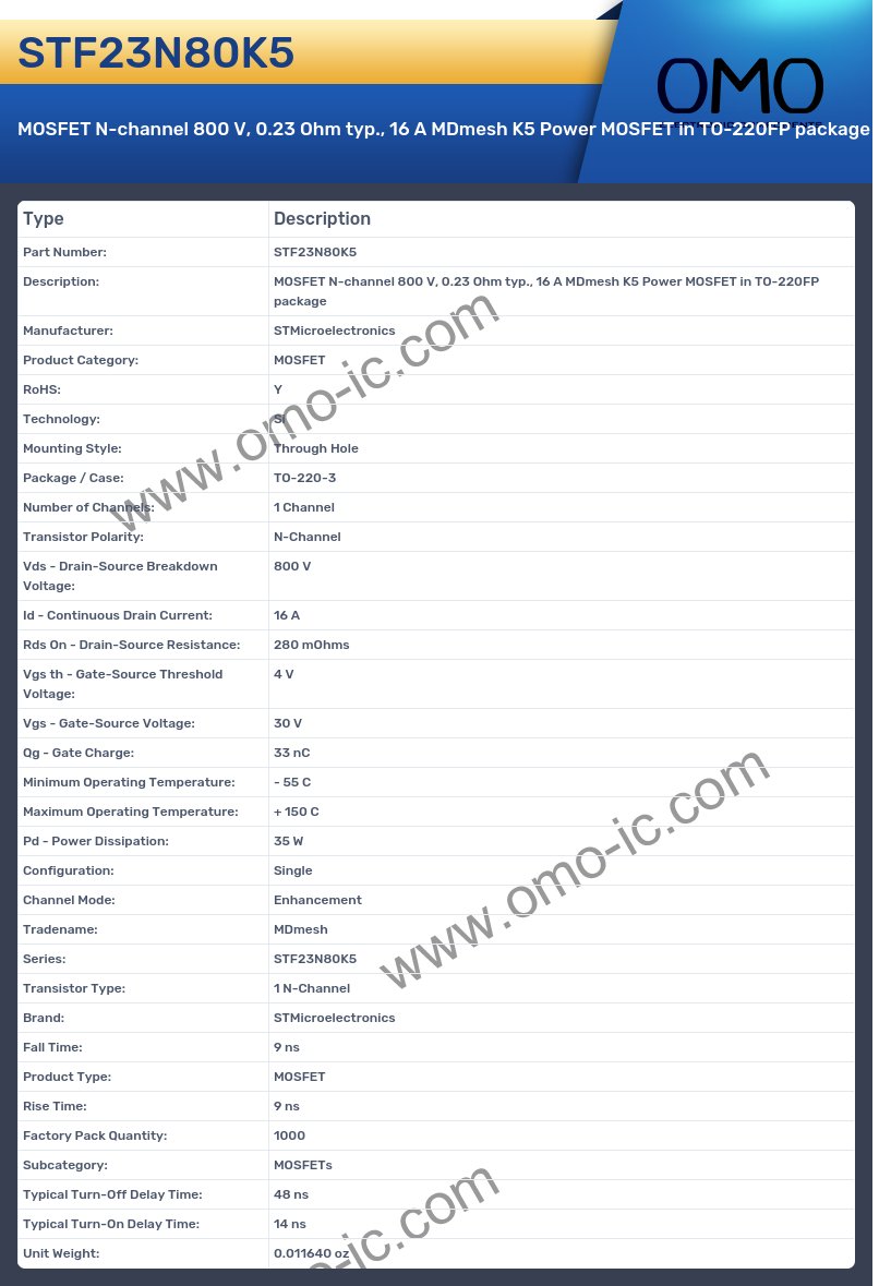 STF23N80K5